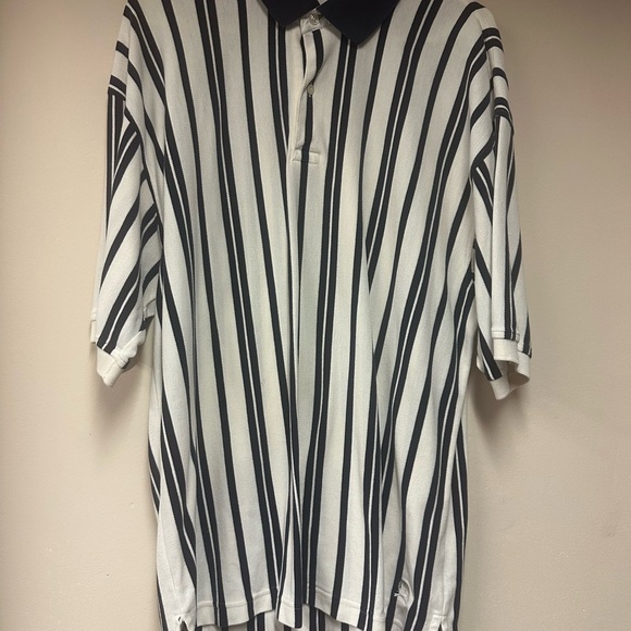 Tommy Hilfiger Other - Tommy Hilfiger‎ Black and White Striped Polo Shirt